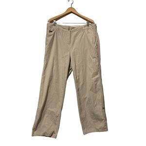Charter Club Pants Womens Size 18W Allison Fit Full Length Khaki Pants